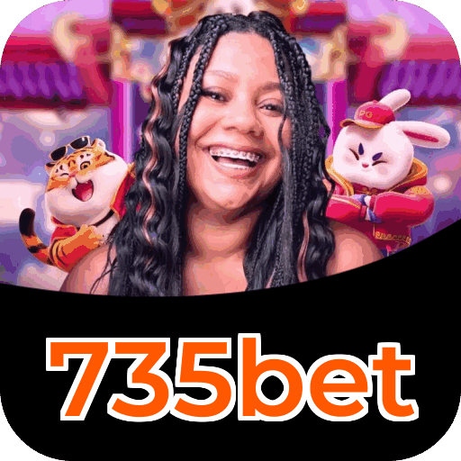 Interface do aplicativo 735bet mostrando jogos disponíveis no iOS e Android
